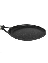 Сковорода блинная 28см.с антипригарным покрытием Black marble из алюминия 061809