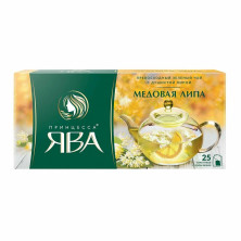 Чай зеленый в пакетиках для чашки Принцесса Ява Медовая липа, 25*1,5 г