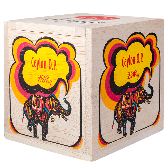 Чай весовой черный Ти Тэнг Ceylon O.P. в деревянном ящичке, 200 г