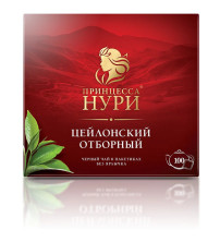Чай черный в пакетиках для чашки Принцесса Нури Отборный, б/я, 100*2 г