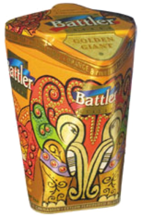 Battler Golden Giant апельсин, корица 100 г (9335) ж/б (6)