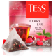 Чай черный в пирамидках Tess Berry Bar (Тесс Берри Бар), 20*1,8 г