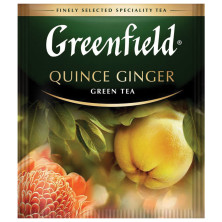 Чай зеленый в пакетиках для чашки Greenfield Quince Ginger (Гринфилд Квинс Джинджер), 25*2 г 6013881