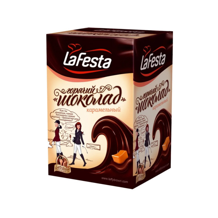 Горячий шоколад LA FESTA Карамельный 10 пак.* 22 гр 6620319
