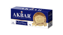 Чай черный в пакетиках для чашки Akbar Earl Grey с медалью, 25*2 г