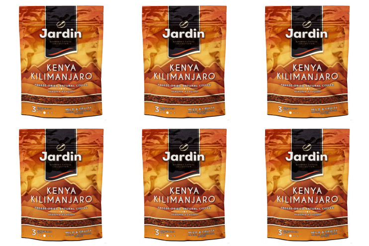 Кофе растворимый Jardin Kenya Kilimanjaro, м/у, 150 г (комплект 6 шт.) 6010187