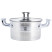 Кастрюля 1,5 л из нержавеющей стали с крышкой 16*9 см  927992
