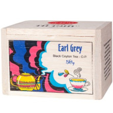 Чай весовой черный Ти Тэнг Earl Grey O.P. в деревянном сундучке, 50 г