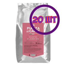 Кофе Piazza del Caffe Густо Классико 1000г.кофе зер.жар.в/с  кф (комплект 20 шт.) 6017742