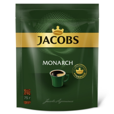 Кофе растворимый Jacobs Monarch, м/у, 75 г