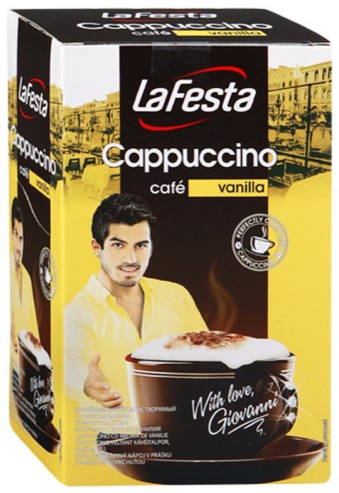 Кофейный напиток LaFesta Капучино Ваниль, 10*12,5 г