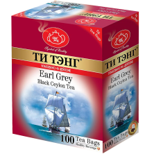 Чай черный в пакетиках для чашки Ти Тэнг Earl Grey, 100*2 г