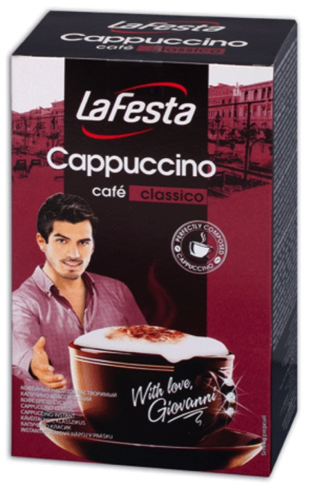 Кофейный напиток LaFesta Капучино Классический, 10*12,5 г