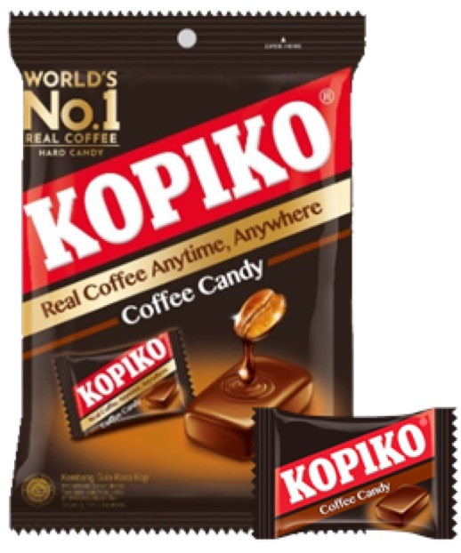 Kopiko COFFE Candy 27 г, м/у (12) в коробке 12 прозрачных пакетов