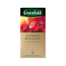 Чай фруктовый в пакетиках для чашки Greenfield Summer Bouquet (Гринфилд Самма Букет), 25*2 г