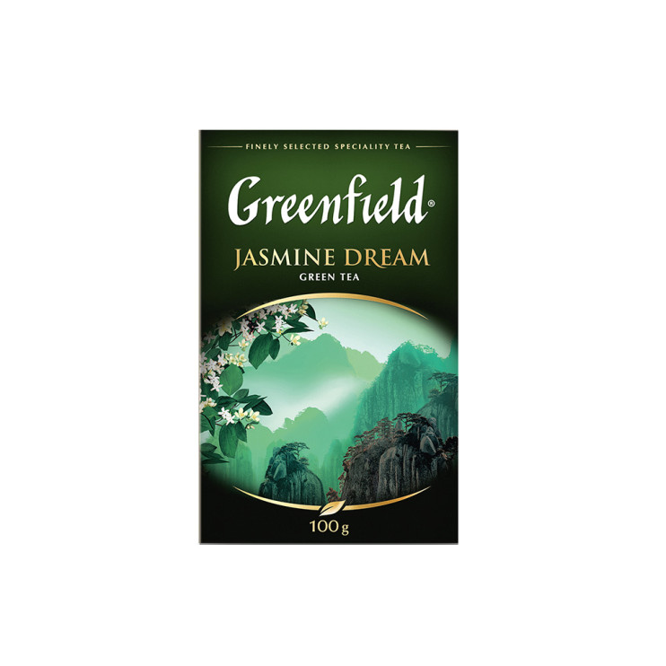 Чай зеленый листовой Greenfield Jasmine Dream (Гринфилд Жасмин Дрим), 100 г