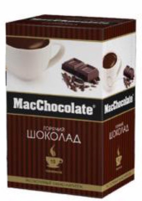 Горячий шоколад MacChocolate Миндаль, 10*20 г