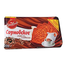 Объединенные Кондитеры Печенье СОРМОВСКОЕ Кофе со сливками,200 г (24)