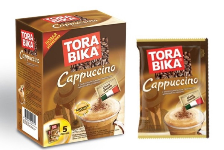 Torabika Капучино с шоколадной крошкой 25 гх 5 пак., картон (24) (в пал.84)