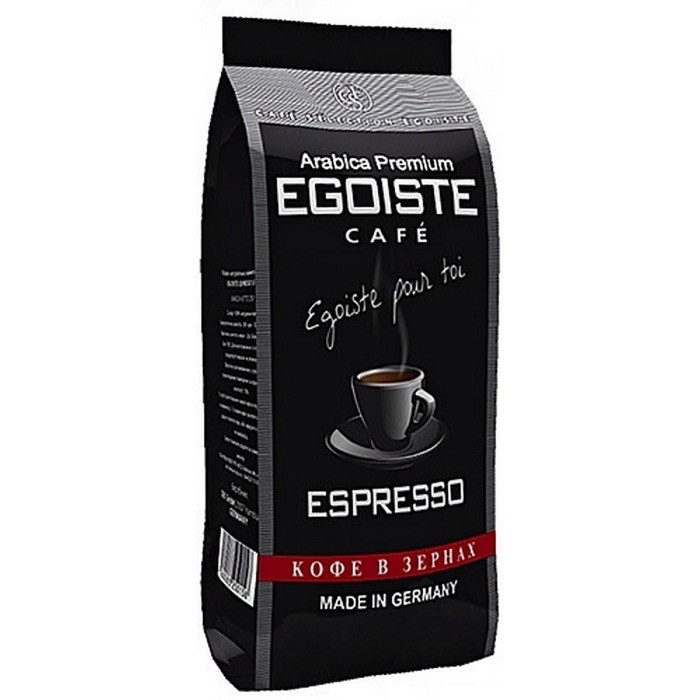 Кофе в зернах Egoiste Эспрессо (Эгоист Еспрессо), м/у, 1 кг.
