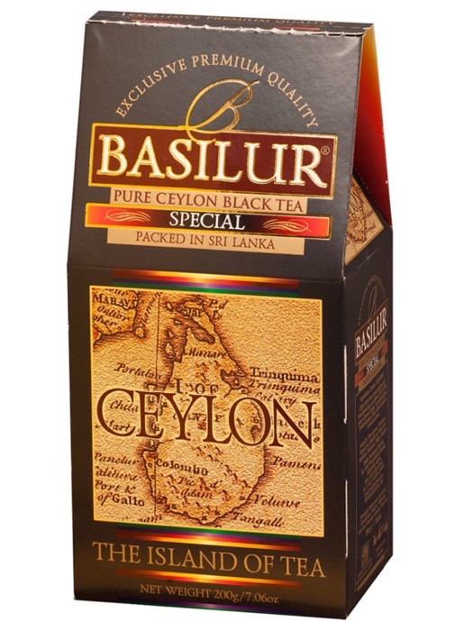 Basilur Остров "Спешиал" 200 г, черный FBOP с типсами, картон (12) (70341)