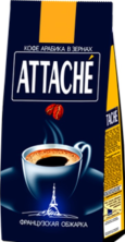 Кофе в зёрнах Attache, Французская обжарка, м/у, 250 г