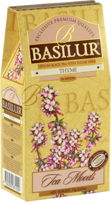 Basilur Чайный каприз черный с чабрецом 75 г, картон (24) (71222)
