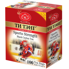 Чай черный в пакетиках для чашки Ти Тэнг Sports Strenght, 100*2,5 г