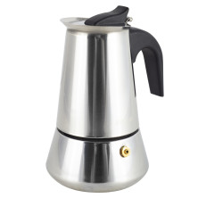 Кофеварка гейзерная из нержавеющей стали Kamille KM-0550 (200 мл. 4 порции)  928241