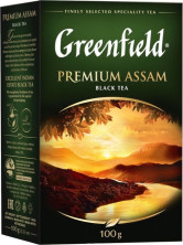 Чай черный листовой Greenfield Premium Assam (Гринфилд Премиум Ассам), 100 г
