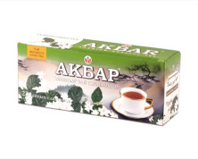 Чай зеленый в пакетиках для чашки Akbar с жасмином, 25*2 г