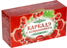 Конфуций Чайный напиток Каркадэ с боярышником 20 пак. (12)