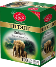 Чай черный в пакетиках для чашки Ти Тэнг Ruhuna, 100*2,5 г