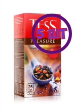 Чай черный в пакетиках для Tess Pleasure (Тесс Плэжа), 25*1,5 г (комплект 5 шт.) 6005947