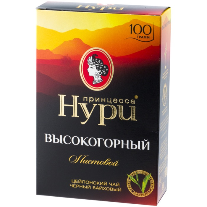 Чай черный листовой Принцесса Нури Высокогорный, 100 г