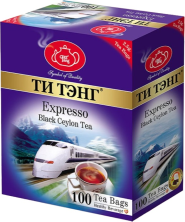 Чай черный в пакетиках для чашки Ти Тэнг Expresso, 100*2,5 г