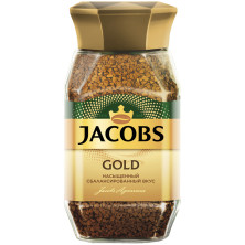 Кофе растворимый Jacobs Gold,стеклянная банка, 95 г 1777489