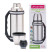 Термос 1500ml. из нержавеющей стали с ручкой и ремешком  923536