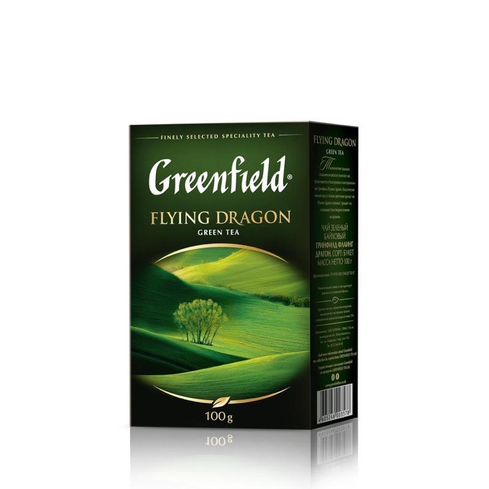 Чай зеленый листовой Greenfield Flying Dragon (Гринфилд Флаинг Драгон), 100 г