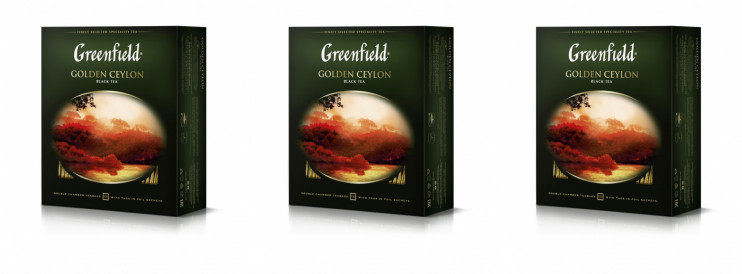 Чай черный в пакетиках Greenfield Golden Ceylon, 100*2 г (комплект 3 шт.) 6005817