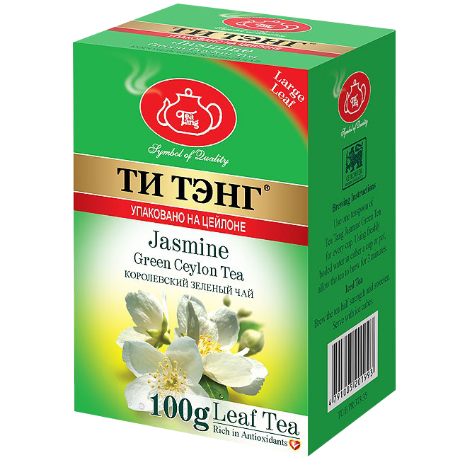 Чай весовой зеленый Ти Тэнг Jasmine, 100 г