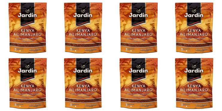 Кофе растворимый Jardin Kenya Kilimanjaro, м/у, 150 г (комплект 8 шт.) 6010187