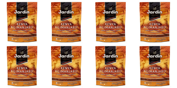 Кофе растворимый Jardin Kenya Kilimanjaro, м/у, 150 г (комплект 8 шт.) 6010187