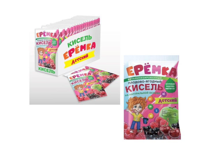 Фитодар Кисель плодово-ягодный витамин.нату "ЕРЕМКА" 25 гр*20шт/ блок (6)