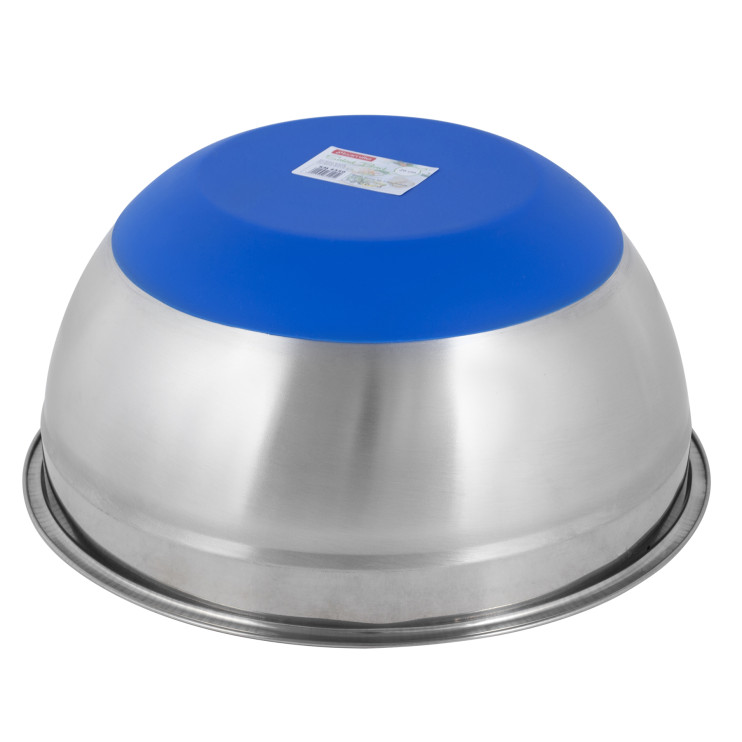 Миска Kamille 26*12см из нержавеющей стали с силиконовым дном  655254