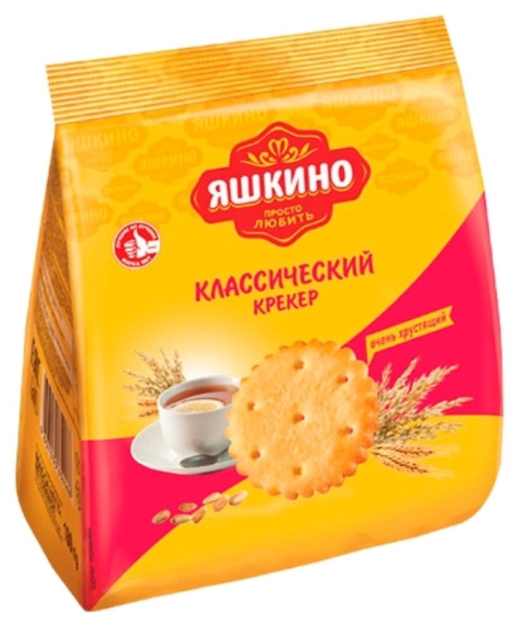 Яшкино Крекер Яшкино Классический, 180 г дой-пак (16)