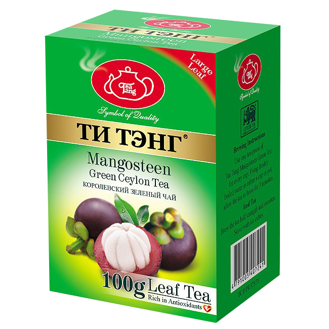 Чай весовой зеленый Ти Тэнг Mangosteen, 100 г