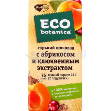 Объединенные Кондитеры Шоколад ECO-BOTANICA (LIGHT) горький с абрикосом и клюкв.экст 85 г (20)