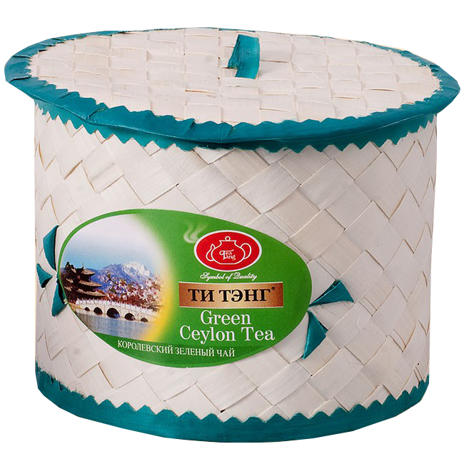 Чай зеленый Ти Тэнг Green Ceylon Tea (в плетенке), 75 г