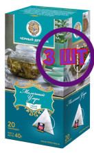 Черный дракон пирамидки Молочный Улун 20 пак.*2 г (комплект 3 шт.) 0725804
